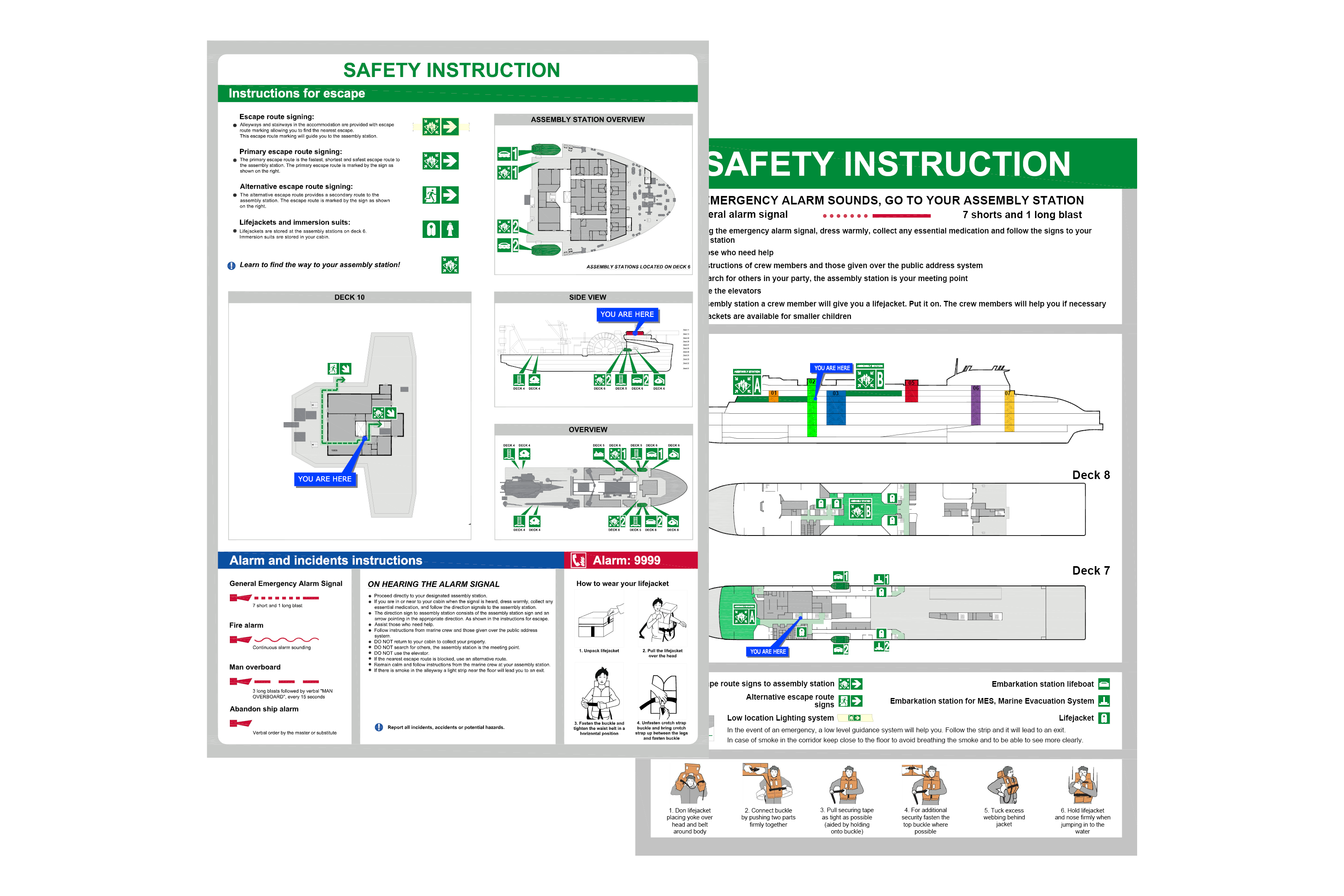 Safety Instruction Signs Image